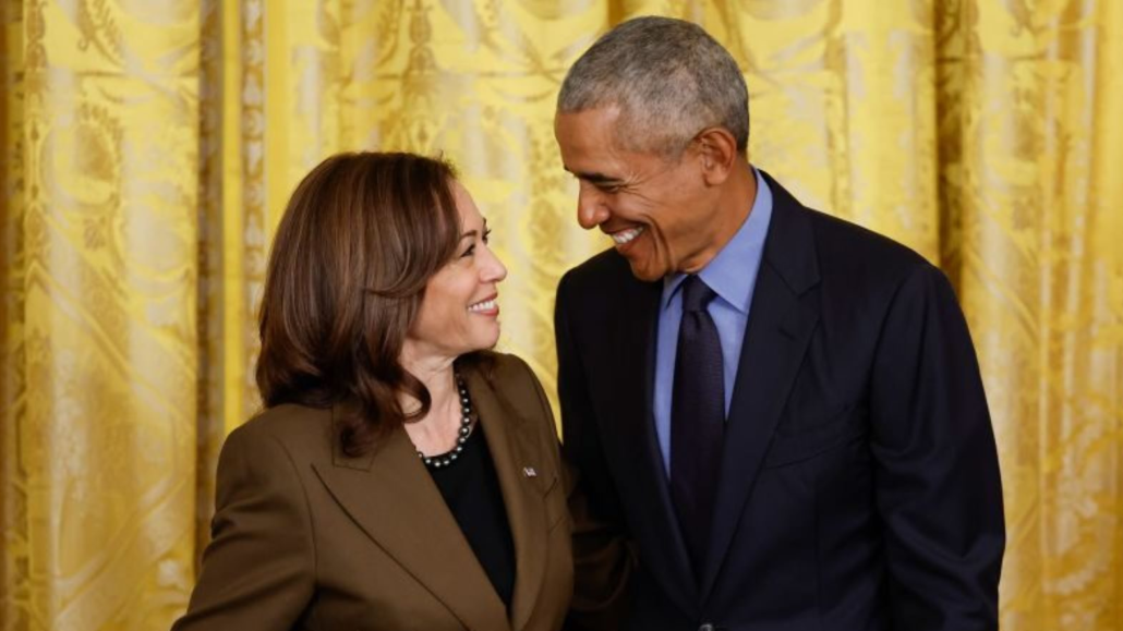 Harris agradece el apoyo de los Obama: 