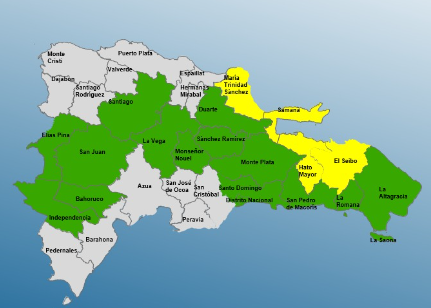 Incrementan a 19 niveles de alerta meteorológica