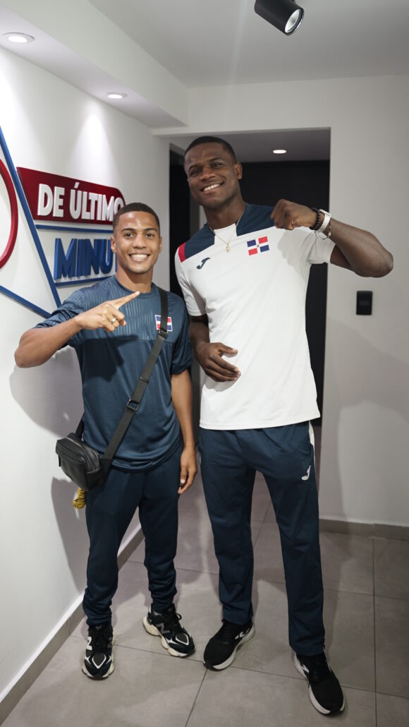 Cristian Pinales y Yunior Alcántara celebran logro en París 2024 y exhortan a la juventud a seguir sus pasos