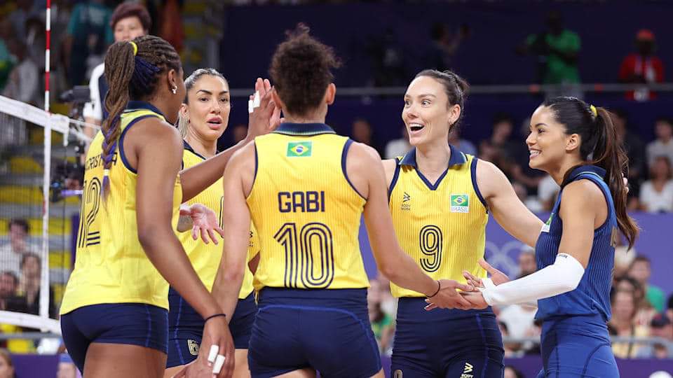 Sexteto de Brasil elimina a las Reinas del Caribe en los Juegos Olímpicos al vencerlas 3-0 | De Último Minuto