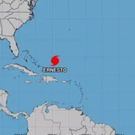 El huracán de categoría 1 Ernesto se fortalece rumbo a las Bermudas