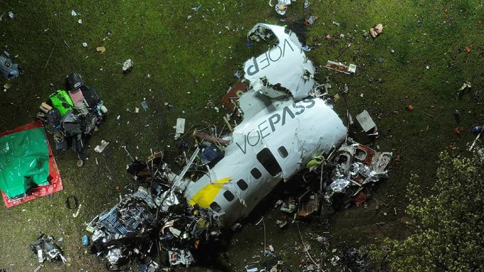 Peritos recuperan todos los datos de las cajas negras del avión accidentado en Brasil