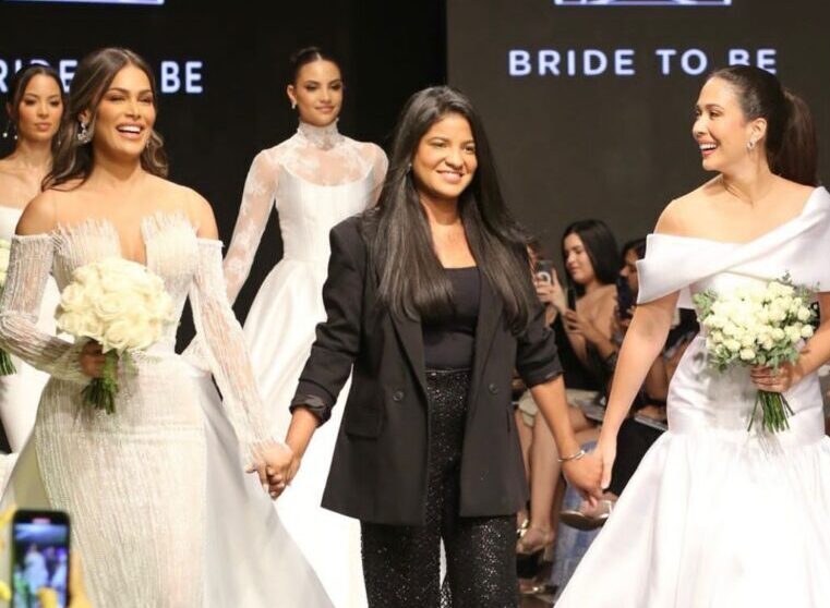 La diseñadora Suzelle Taveras de la casa de modas Bride To Be, deslumbró en la pasarela de RD Bridal Week.