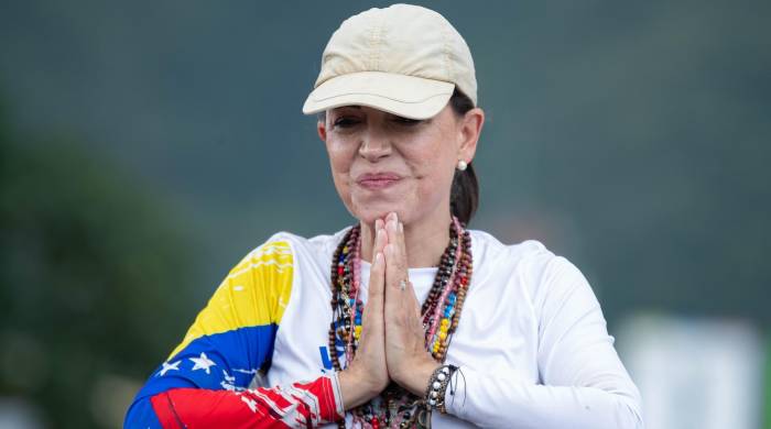 Líder opositora de Venezuela, María Corina Machado./Foto fuente externa.