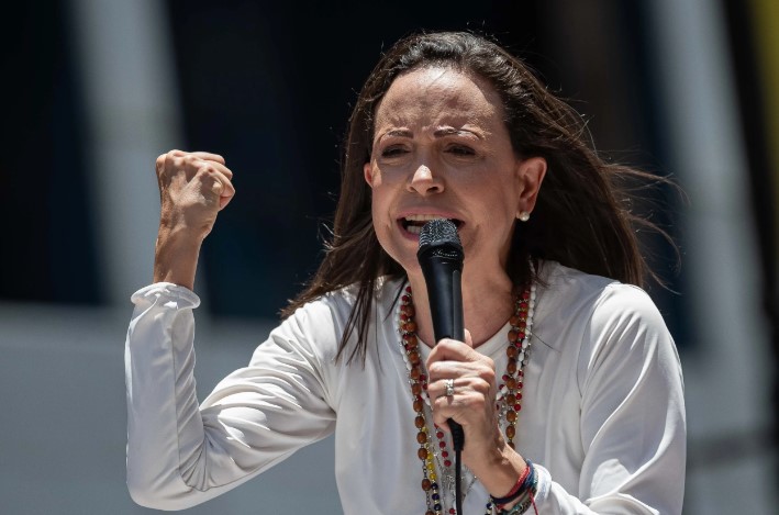 Corina Machado convoca una concentración frente al Congreso español este martes