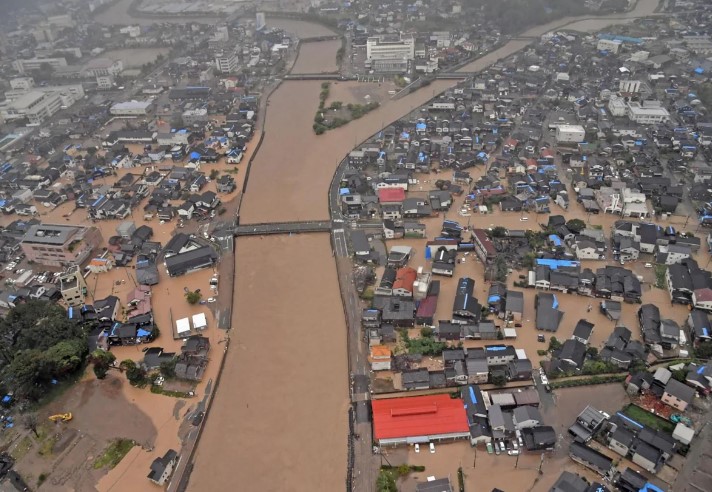 Las lluvias en el centro de Japón causan un muerto y 10 desaparecidos