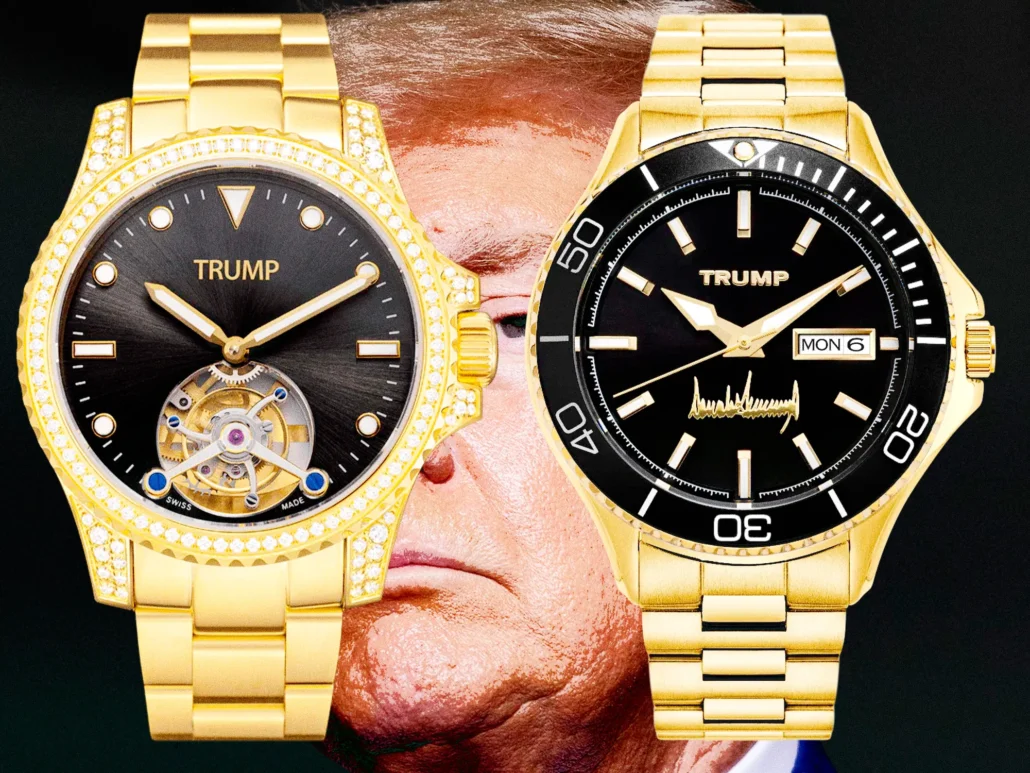 Donald Trump lanza línea de relojes de lujo con precios de hasta 100,000 dólares