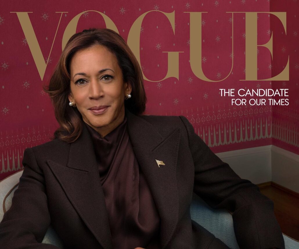 Vogue dedica la portada de octubre a Kamala Harris 