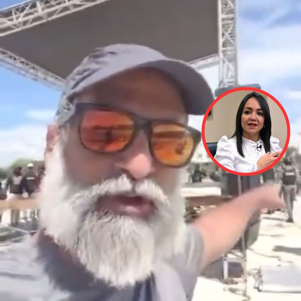 PN desmonta tarima en la Plaza de la Bandera tras órdenes del Ministerio del Interior