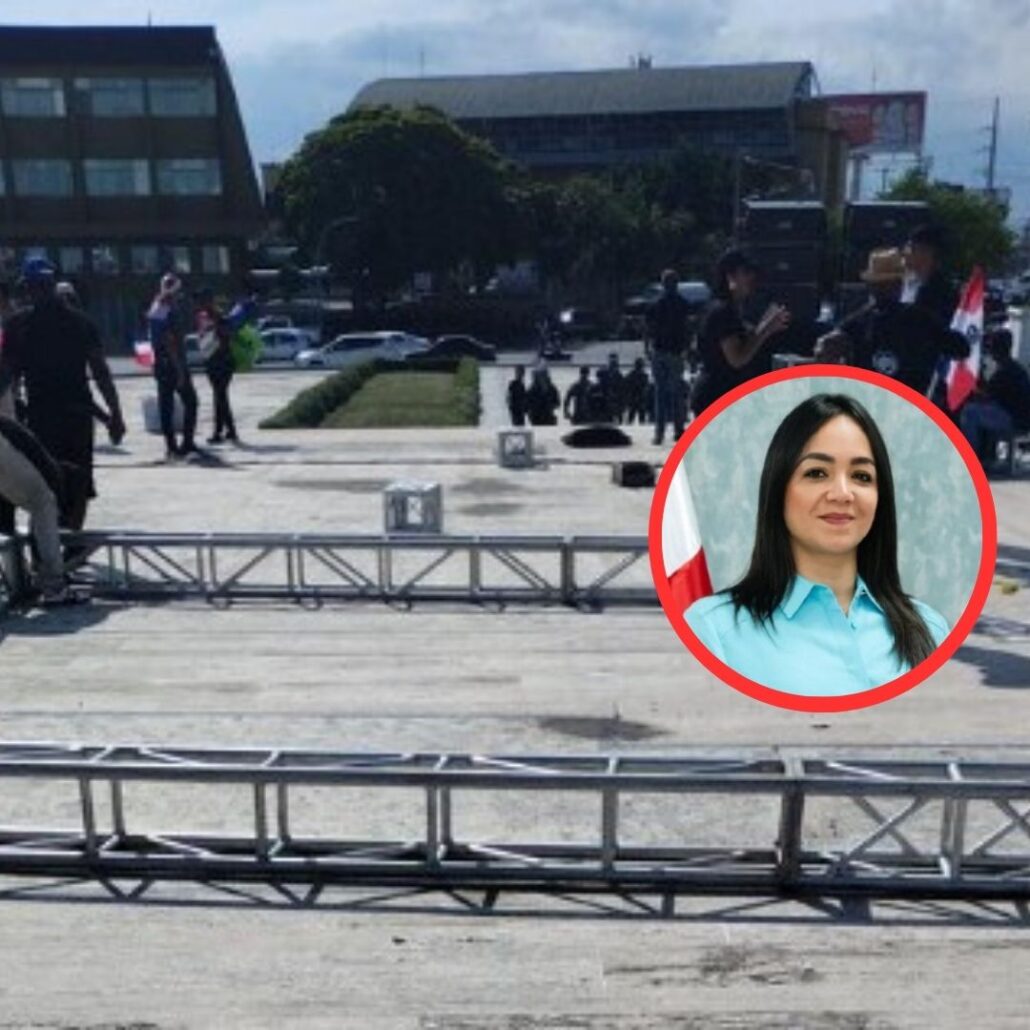 Ministra de Interior y Policía ordena suspender desmonte de tarima en Plaza de la Bandera