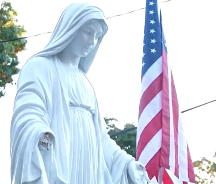 Buscan un hombre por destruir estatuas de la Virgen María