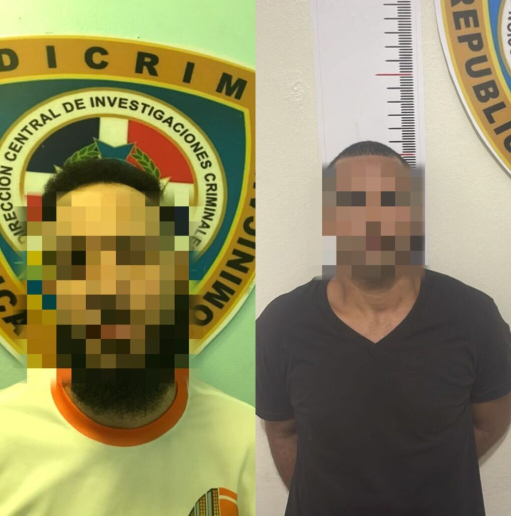 Dos detenidos en La Vega por robo y amenazas con arma de fuego