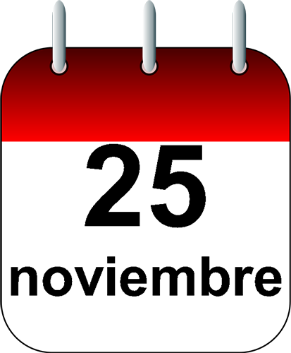 Agenda del día, lunes 25 de noviembre del 2024.