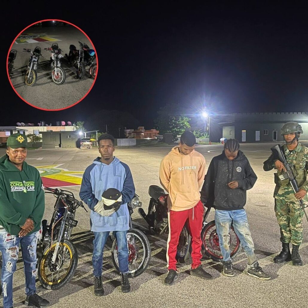 Ejército envía a la justicia a motociclistas que transportaban indocumentados haitianos 