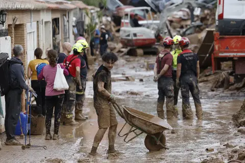 Imagen fuente externa. 252 mil personas siguen sin teléfono y 15 mil sin electricidad por inundaciones en España