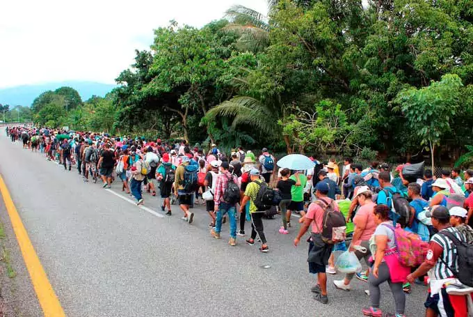 Caravanas de migrantes se multiplican antes de la llegada de Trump