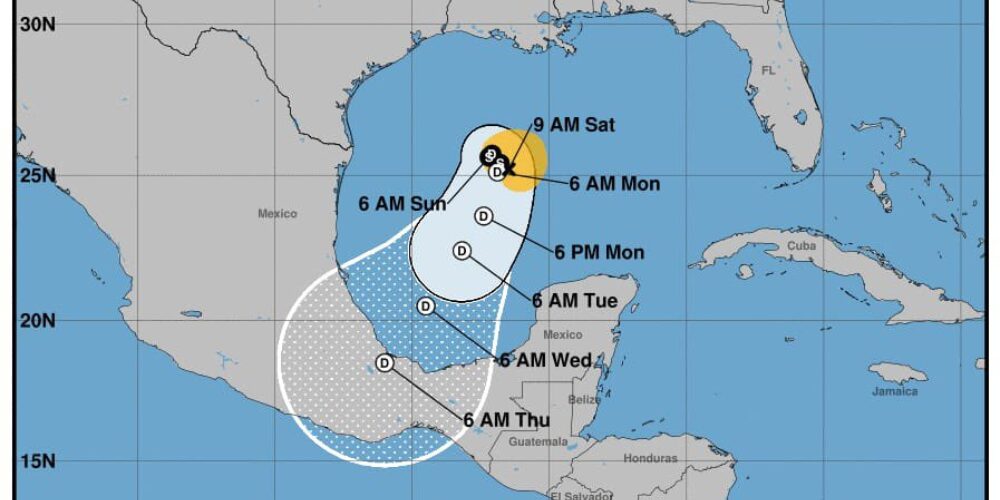 México avisa que tormenta Rafael se debilitará durante el fin de semana
