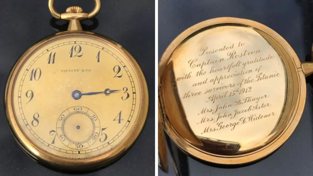 Reloj de oro del capitán que salvó a 700 pasajeros del Titanic rompe rércord en subasta