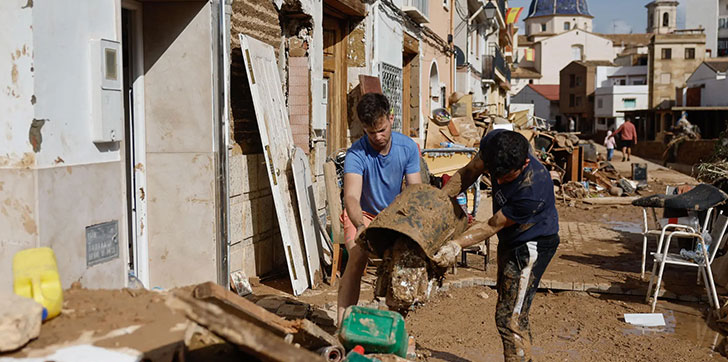 Imagen externa. Sube a 155 la cifra de muertos por las inundaciones en Valencia