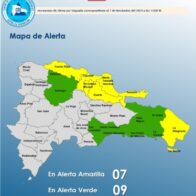 Siete provincias en alerta amarilla y otras 8 en verde por lluvias - Noticias de hoy en República Dominicana | De Último Minuto