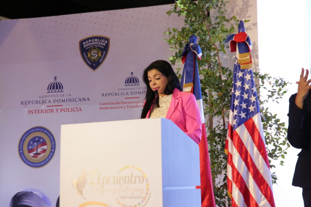 Magistrada Yeni Berenice ofrece conferencia magistral durante el Segundo Encuentro de Mujeres Policías de Iberoamérica