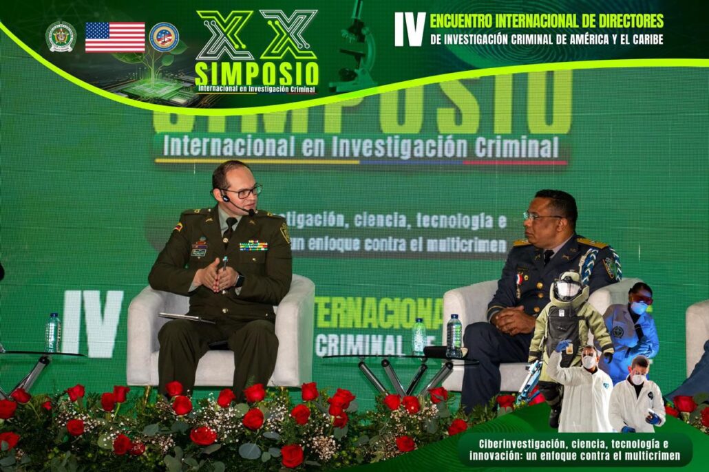 Comisión de la Policía Nacional participa en el XX Simposio Internacional en Investigación Criminal en Colombia