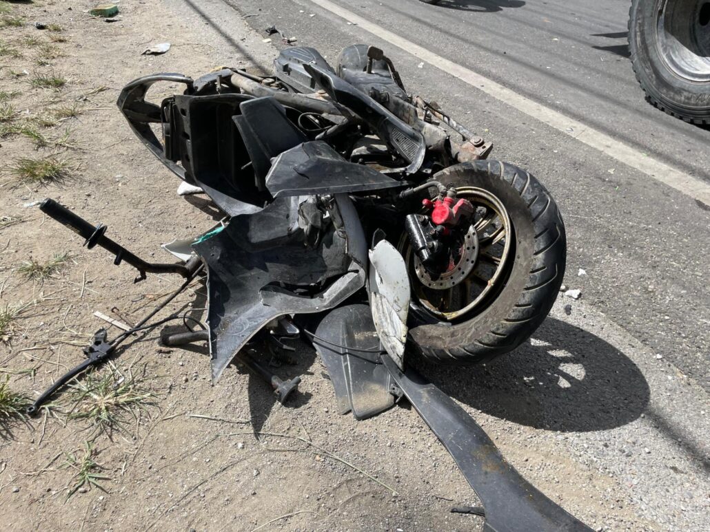 Joven muere al sufrir accidente de tránsito en tramo de Nagua