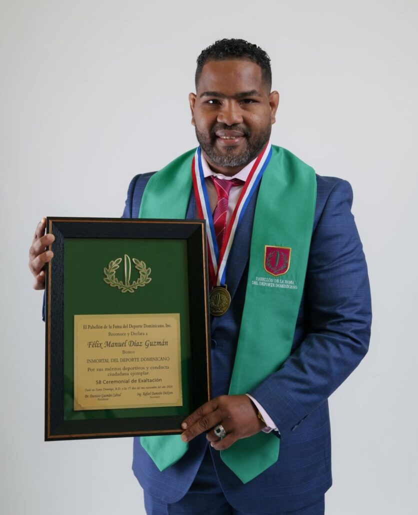 Manuel Félix Díaz Guzmán medallista de oro olímpico en boxeo