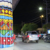Alcaldía de Santo Domingo Norte inaugura murales en columnas del Metro - Noticias de hoy en República Dominicana | De Último Minuto