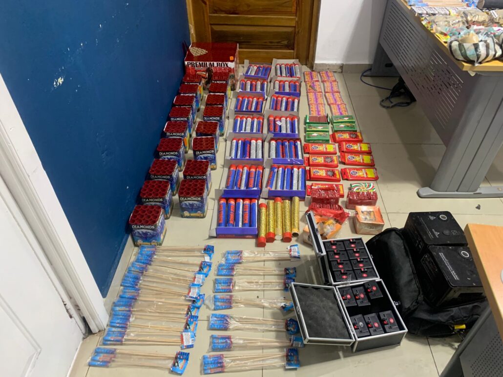 PN desarticula red de venta ilegal de fuegos artificiales en La Romana