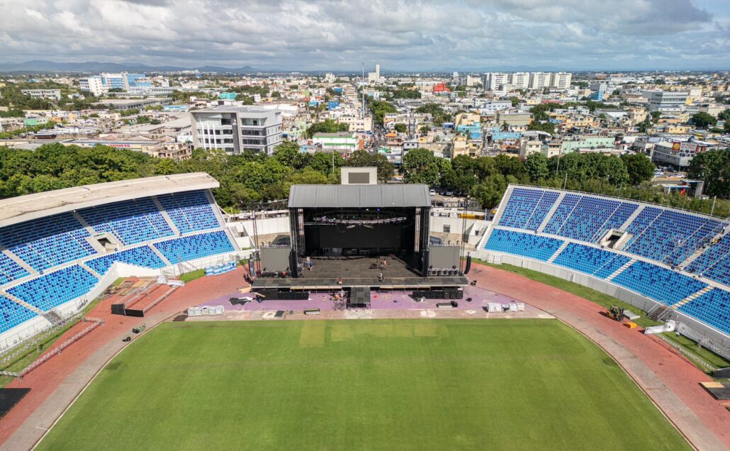 Arranca maquinaria y montaje para conciertos de Aventura