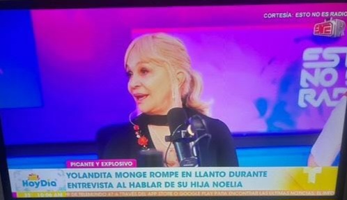 Entrevista de Yolandita Monge en Esto No es Radio llega hasta Telemundo - Noticias de hoy en República Dominicana | De Último Minuto