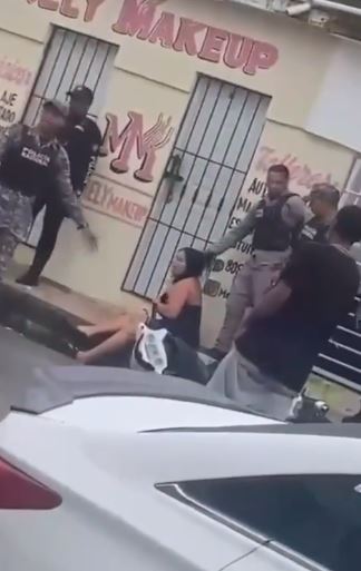 Denuncian abuso policial en Nagua.