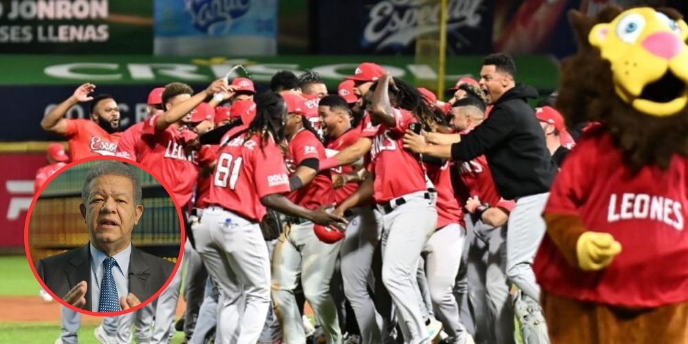 Leonel Fernández felicita a los Leones del Escogido por su campeonato