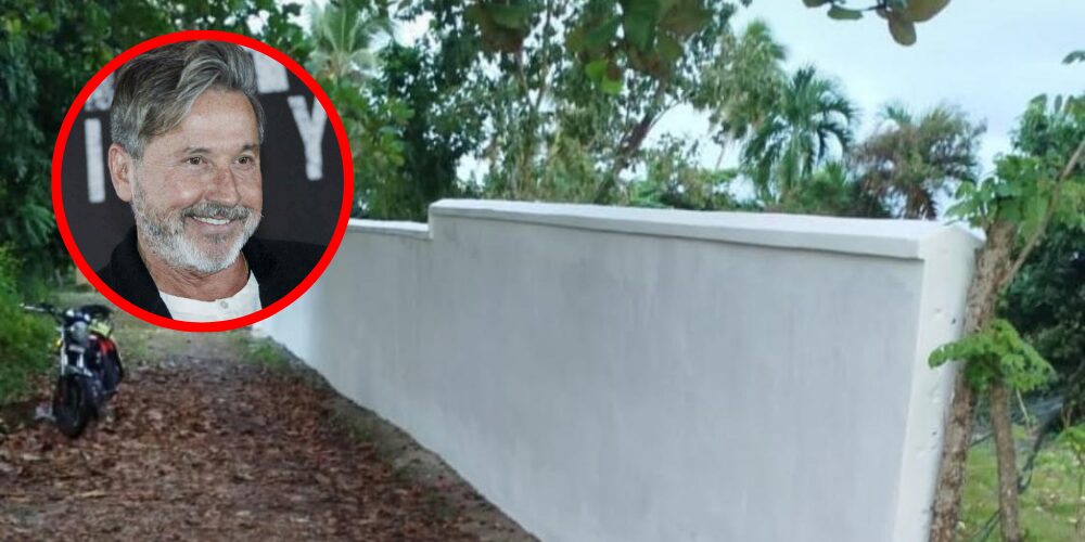 Ricardo Montaner vuelve a pintar pared de su casa