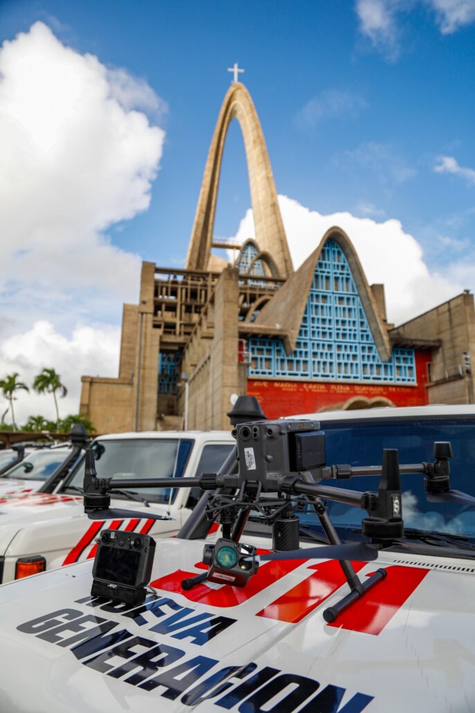 Tecnología de drones y videovigilancia del 911 estará presente en operativo Virgen de la Altagracia 2025