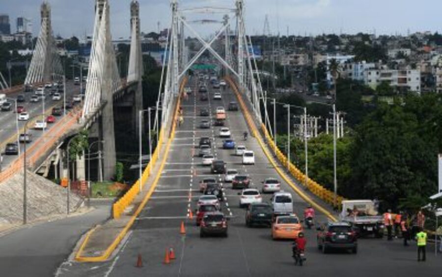 MOPC cerrará a partir de mañana el puente en autopista Juan Pablo II con carretera Mella