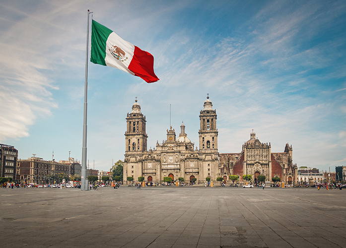 Plaza del Zócalo y Catedral de la Ciudad de México - Ciudad de México, México