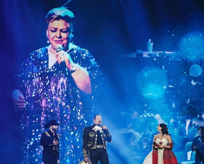 Los Aguilar”, interpretaron dos de sus famosas canciones: ‘Me Saludas a la Tuya’, y ‘Tres Veces te Engañé’.