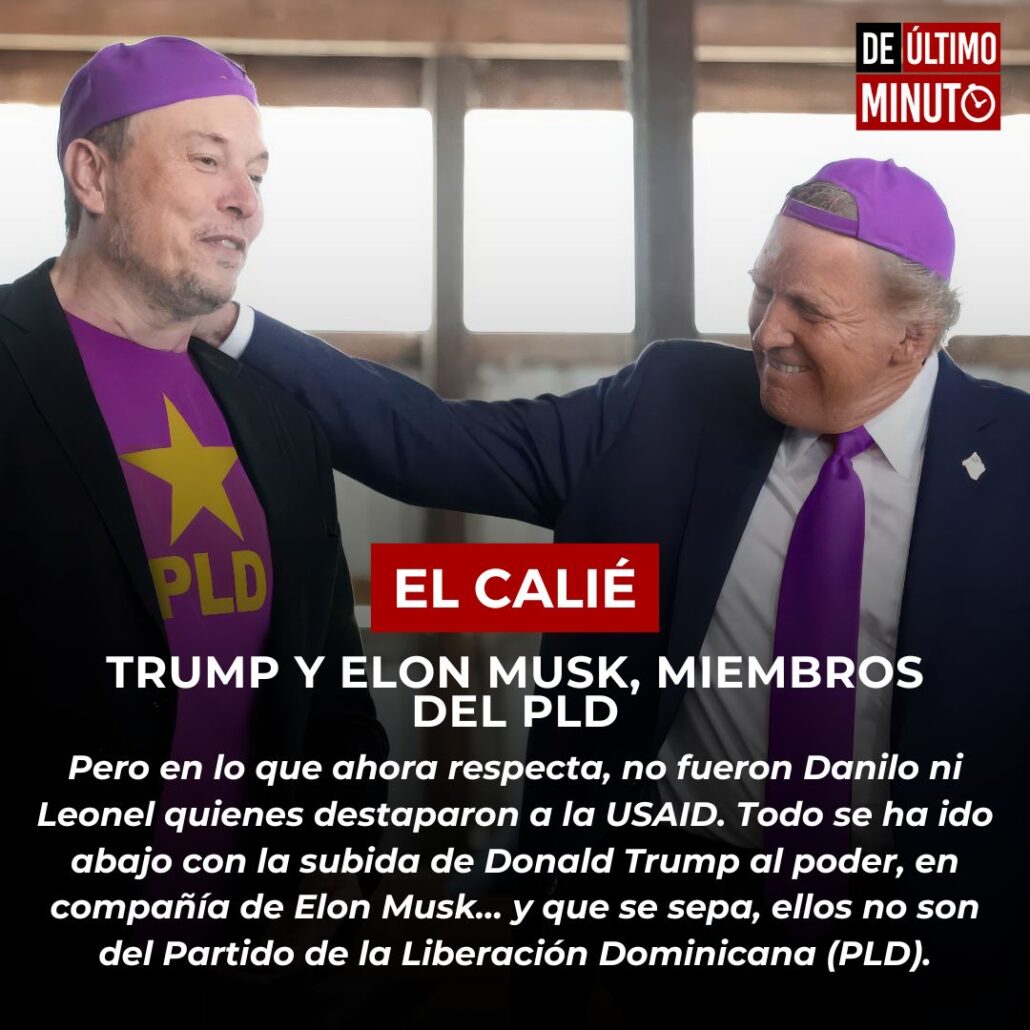 Trump y Elon Musk, miembros del PLD