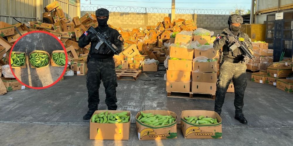 DNCD incauta 303 guineos hechos en cerámica llenos de cocaína en Puerto Manzanillo