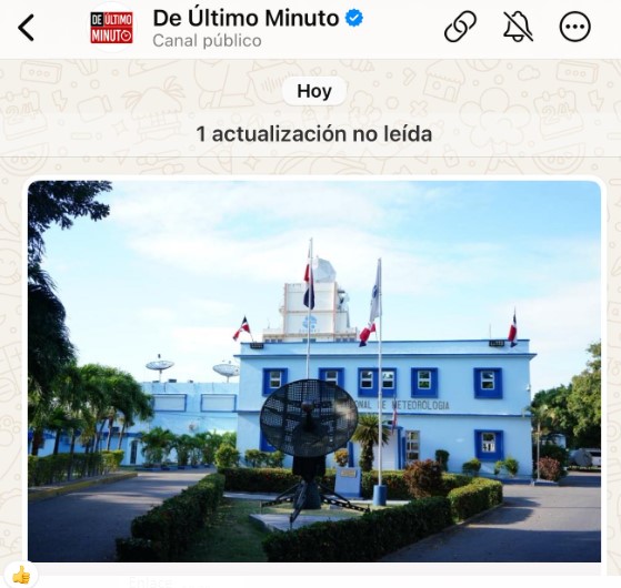 De Último Minuto se convierte en el segundo medio dominicano en tener verificado canal de WhatsApp | De Último Minuto