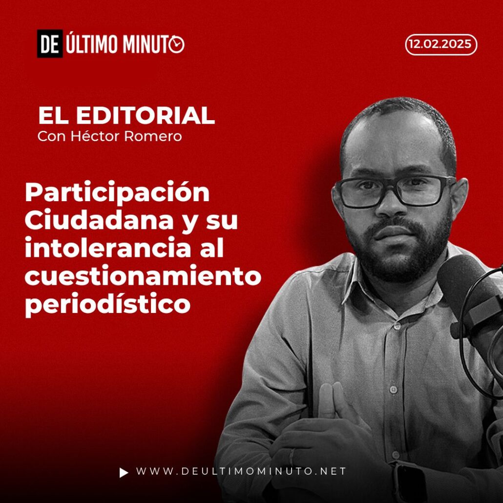 Participación Ciudadana y su intolerancia al cuestionamiento periodístico