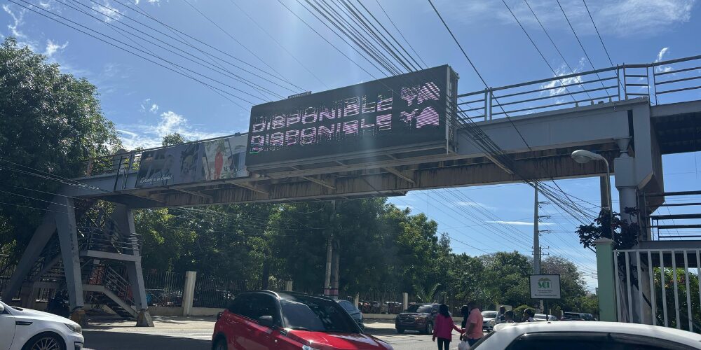 Puente peatonal frente al Hospital de las Fuerzas Armadas está en estado crítico