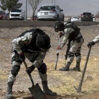 Guardia Nacional de México excava en la frontera con EEUU en busca de túneles clandestinos