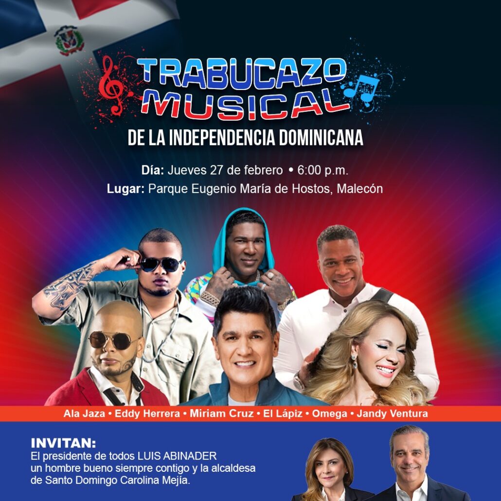 Celebran la Independencia Dominicana con el Trabucazo Musical