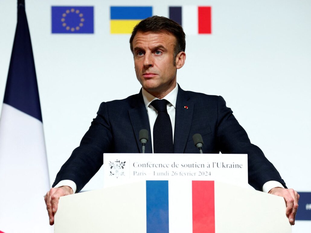 Macron afirma que los europeos deben ofrecer garantías de seguridad duradera a Ucrania