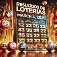 Resultados de las loterías del 4 de marzo 2025