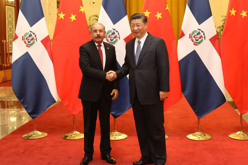 Danilo Medina y Xi-Jinping