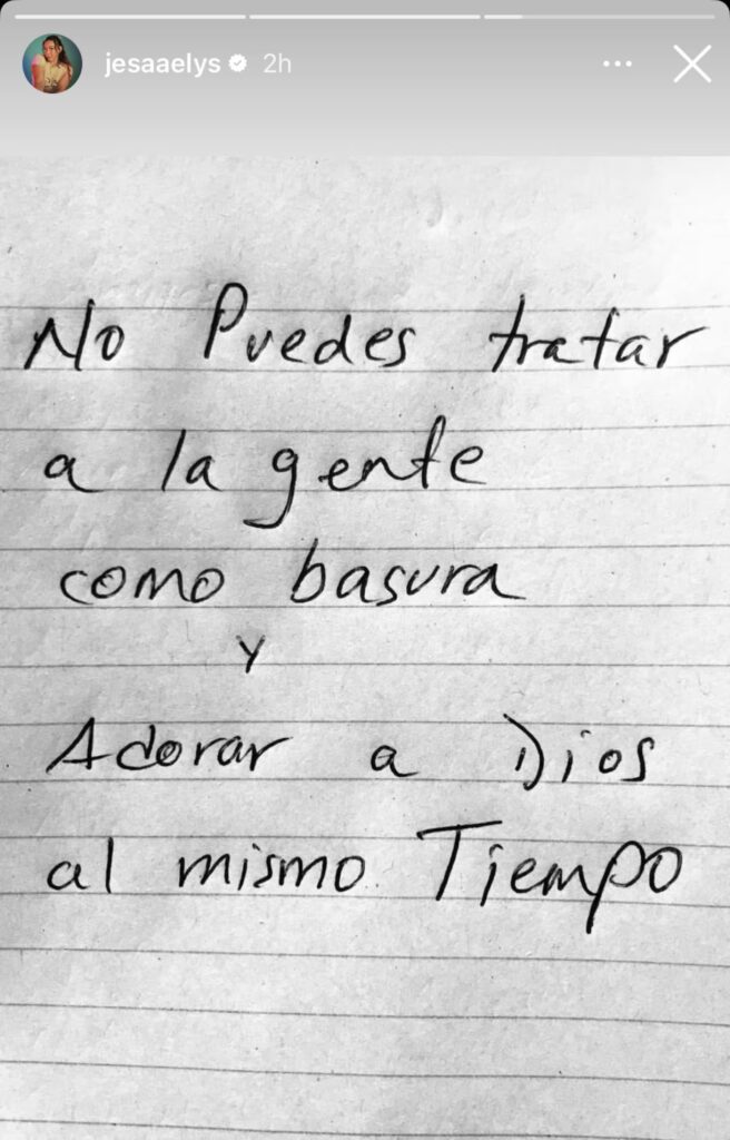 Hija de Daddy Yankee: "No puedes tratar a la gente como basura y adorar a Dios al mismo tiempo” | De Último Minuto